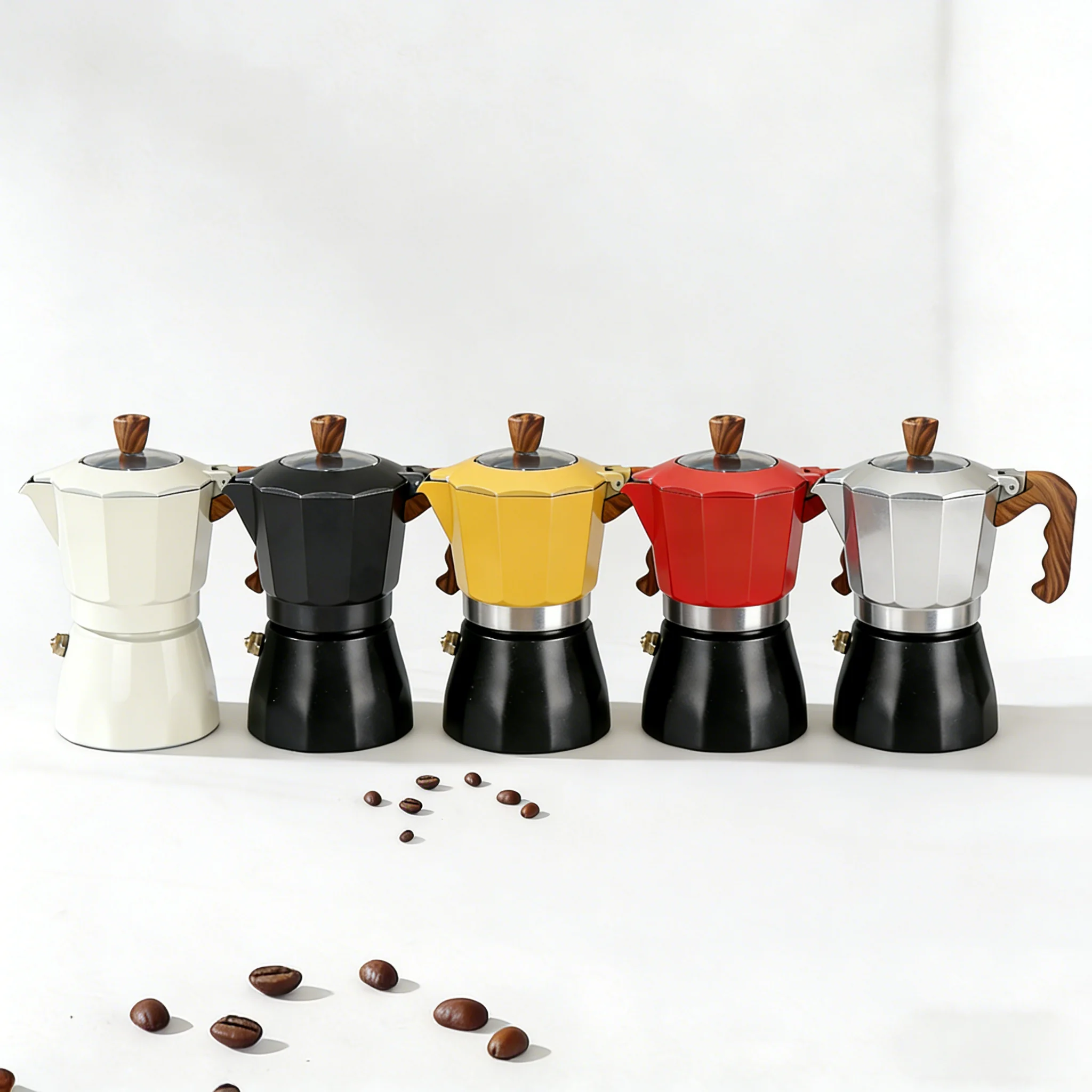 Double Valve Mocha pot Italian Moka pot Coffee Machine Outdoor Home Kitchen Coffee Espresso Extraction Makers Coffee Kettle
Double Valve Mocha pot Italian Moka pot Coffee Machine Outdoor Home Kitchen Coffee Espresso Extraction Makers Coffee Kettle