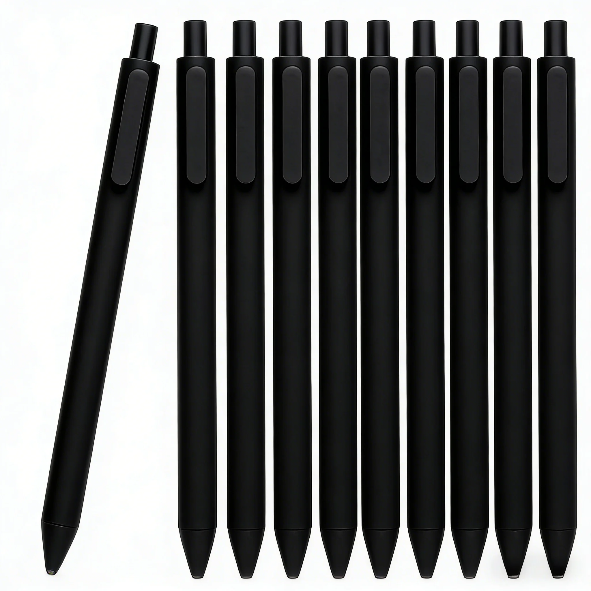 10 черных выдвижных гелевых ручек, тонкая точка 0,5 мм, гладко пропускает черные чернила — идеально подходит для ведения вещей и офиса.
10 черных выдвижных гелевых ручек, тонкая точка 0,5 мм, гладко пропускает черные чернила — идеально подходит для ведения вещей и офиса.