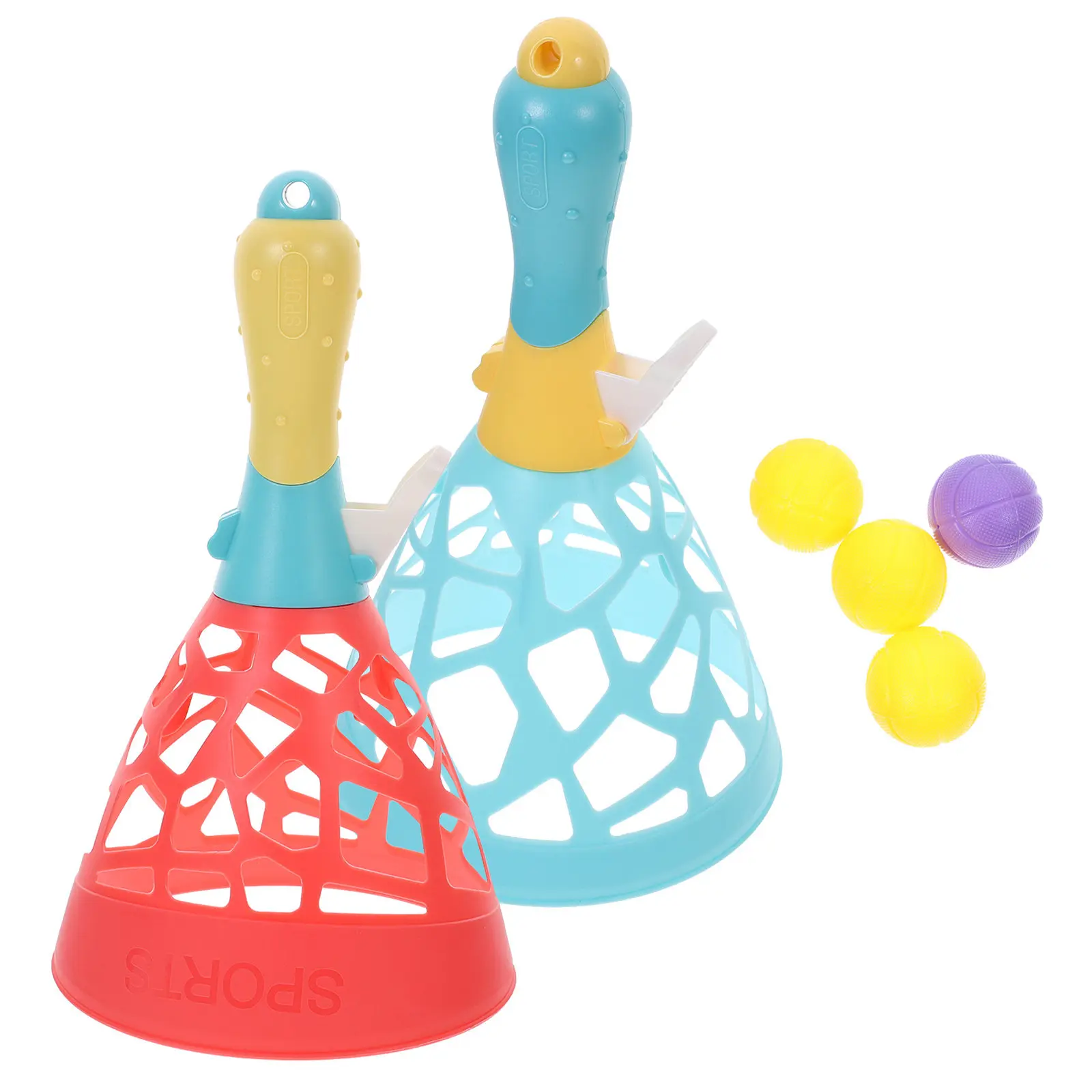 Набор интерактивных мячей для игры в поп-пас-кэтч с прочной пластиковой пусковой установкой для игры вдвоем или в одиночку, для активных игр на улице и в помещении
Набор интерактивных мячей для игры в поп-пас-кэтч с прочной пластиковой пусковой установкой для игры вдвоем или в одиночку, для активных игр на улице и в помещении