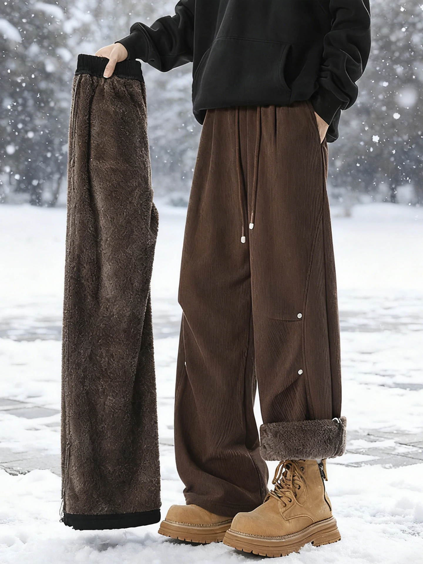 Мужские зимние вельветовые брюки с начесом, прямые, рабочие, устойчивые к холоду, в американском стиле, повседневные
Мужские зимние вельветовые брюки с начесом, прямые, рабочие, устойчивые к холоду, в американском стиле, повседневные