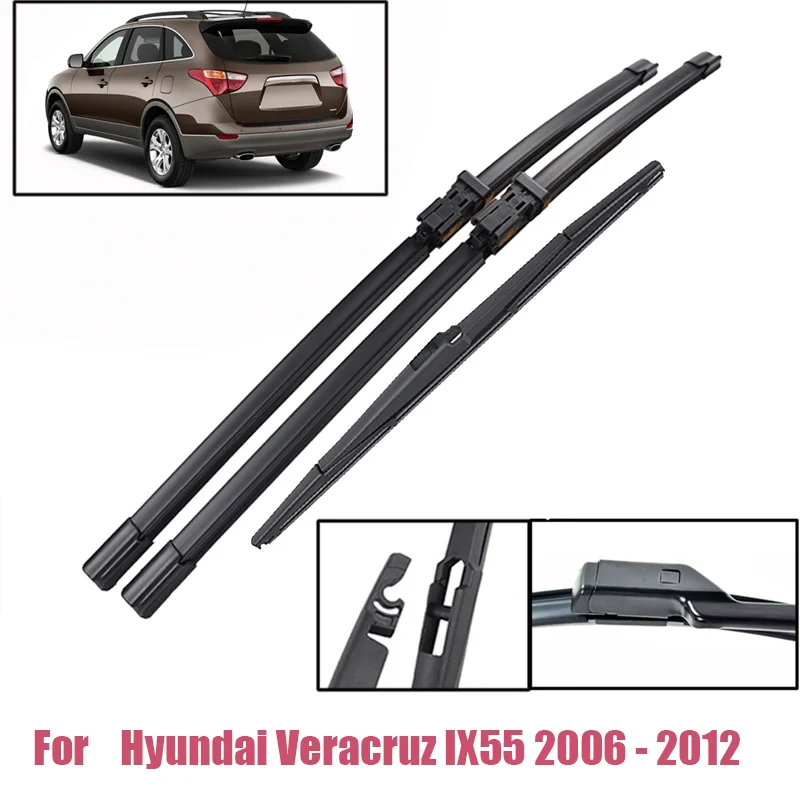 Wiper Front & Rear Wiper Blades Set For Hyundai Veracruz IX55 2006 - 2012 Windshield Windscreen Window Brushes 24"20"14"
Wiper Front & Rear Wiper Blades Set For Hyundai Veracruz IX55 2006 - 2012 Windshield Windscreen Window Brushes 24"20"14"