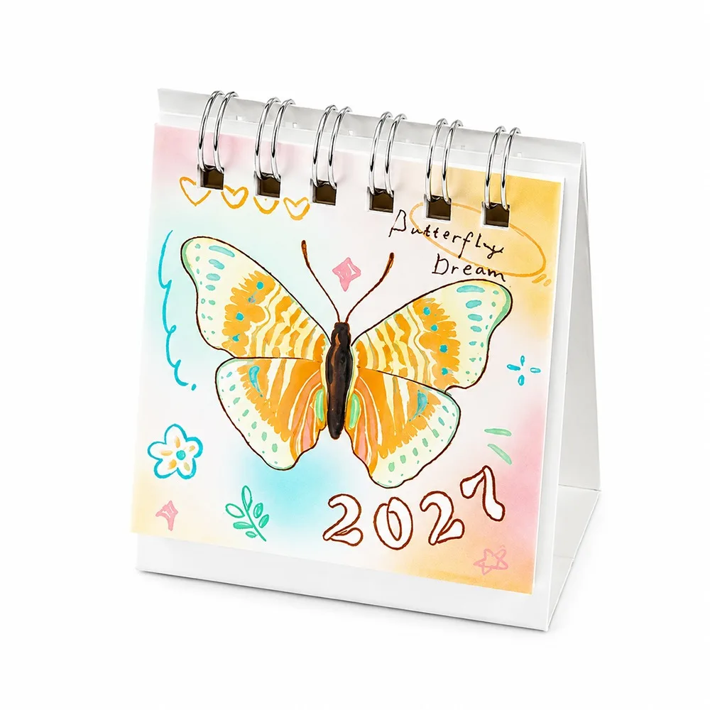 Simple Butterfly Pattern 2027 Desk Calendar Portable Standing Design Standing Calendar Paper Desktop Planner Student Supplies
Simple Butterfly Pattern 2027 Desk Calendar Portable Standing Design Standing Calendar Paper Desktop Planner Student Supplies