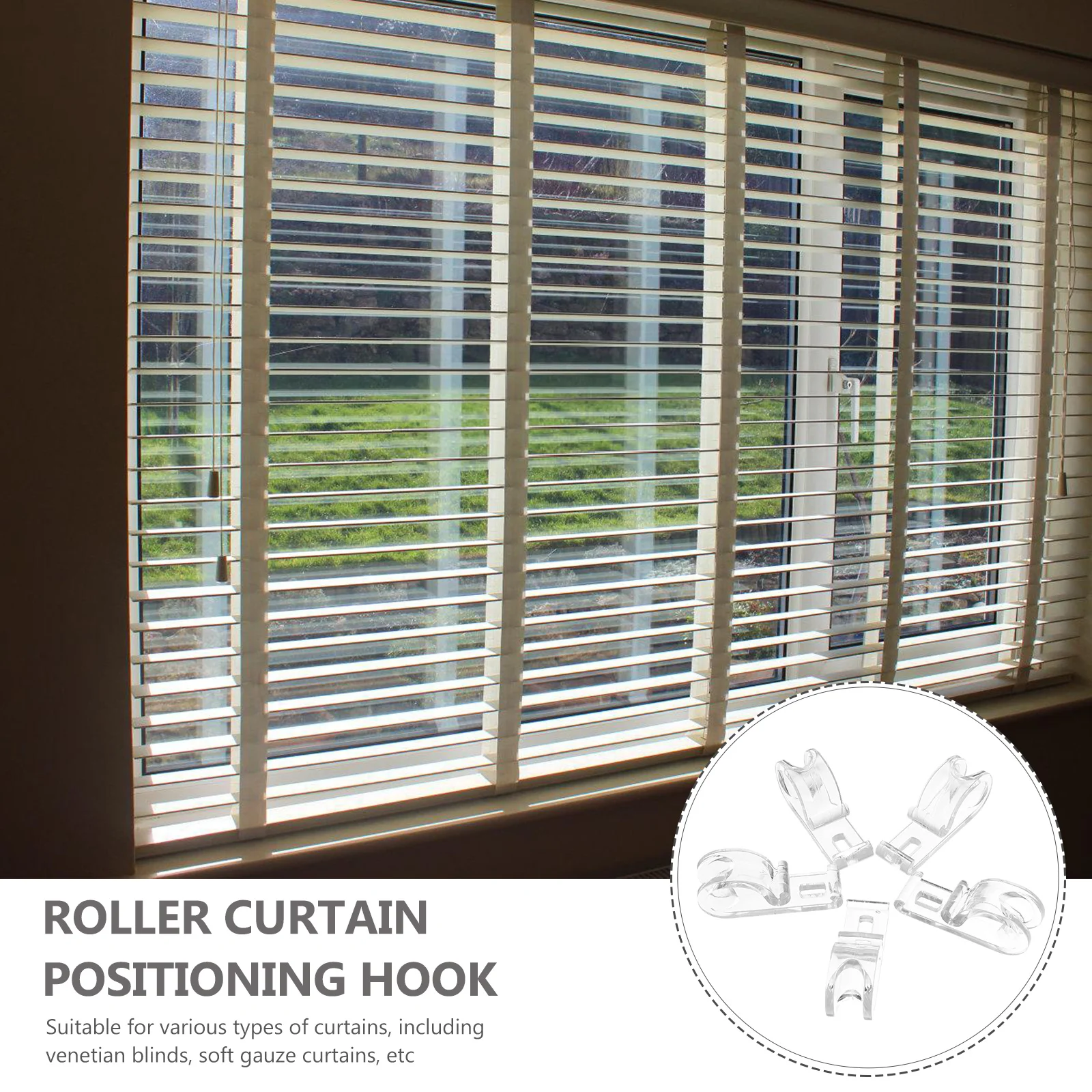 10 шт. крючки для крепления штор из материала POM, зажимы для рулонных штор, жалюзи и мягких занавесок, прозрачная защитная цепь
10 шт. крючки для крепления штор из материала POM, зажимы для рулонных штор, жалюзи и мягких занавесок, прозрачная защитная цепь