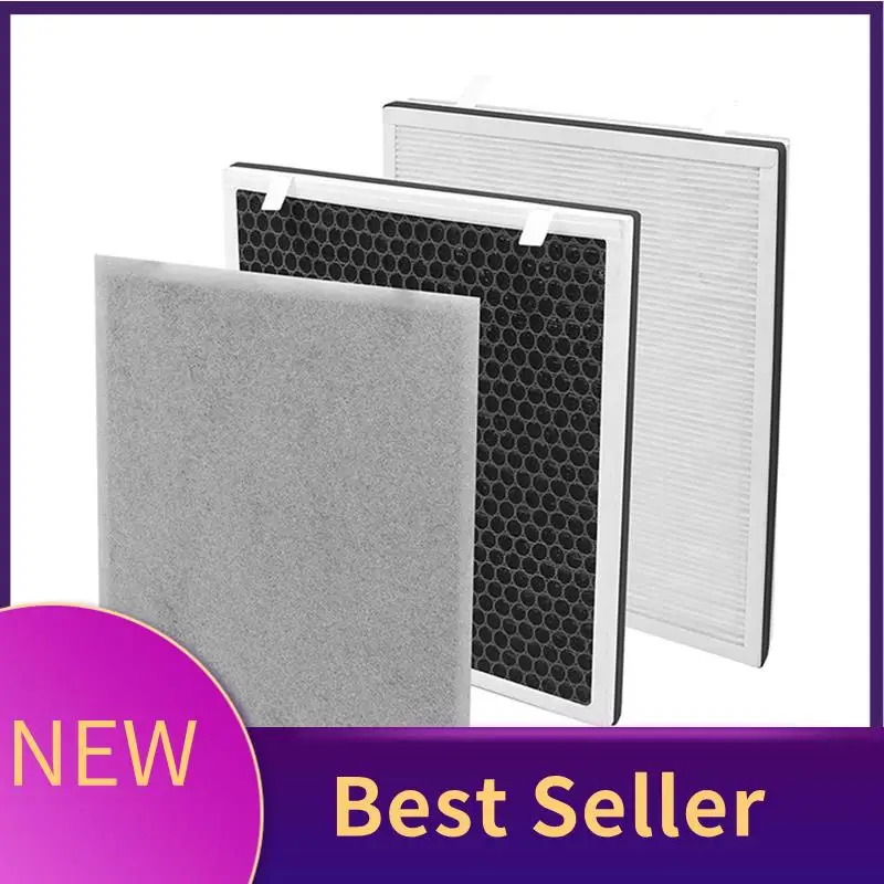 3PCS Replacement Filter Plastic Filter For Levoit Vital 100-RF Air Puri-Fier, 3-In-1 HEPA Filter And Activated Carbon Filter
3PCS Replacement Filter Plastic Filter For Levoit Vital 100-RF Air Puri-Fier, 3-In-1 HEPA Filter And Activated Carbon Filter
