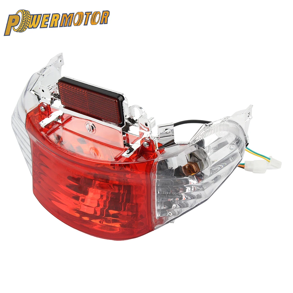 Motorcycle LED Tail Light Rear Lamp Stop Reverse Indicator /Lights for GY6 50cc Tao Tao Coolsport Scooter Accessories
Motorcycle LED Tail Light Rear Lamp Stop Reverse Indicator /Lights for GY6 50cc Tao Tao Coolsport Scooter Accessories