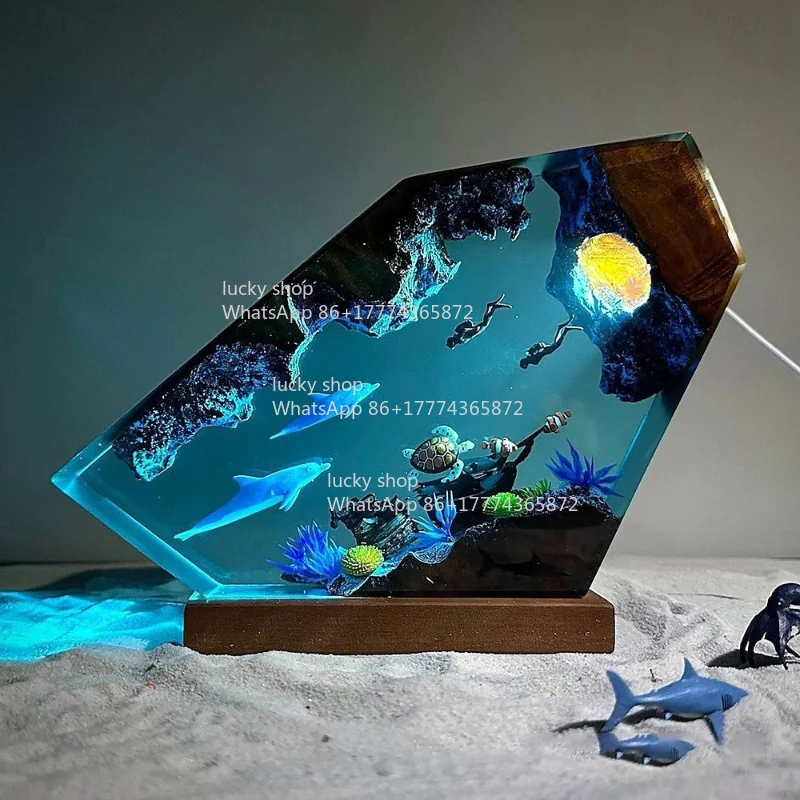 Epoxy Resin Lamp Holiday Gifts, Ornaments
Epoxy Resin Lamp Holiday Gifts, Ornaments