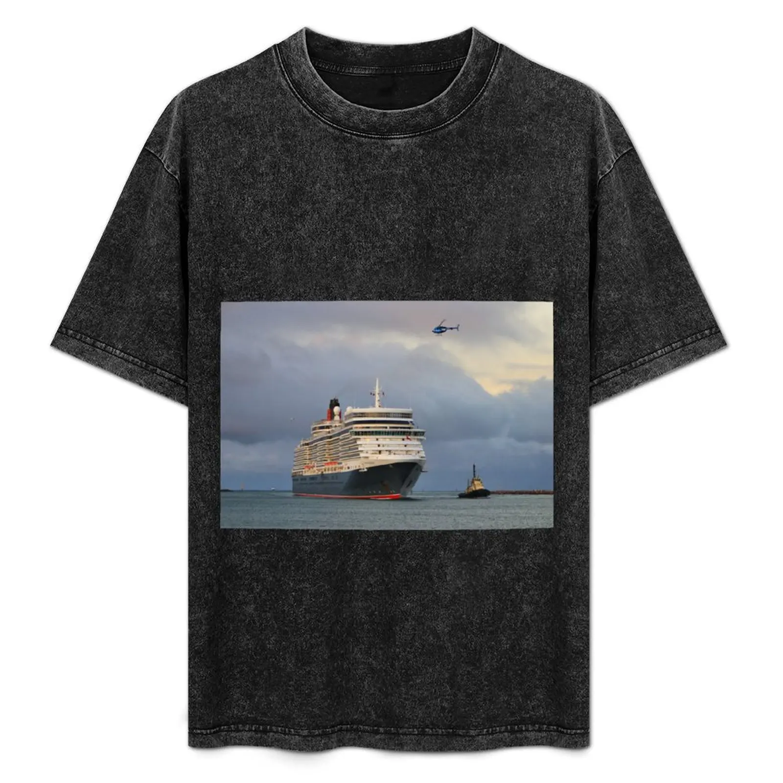Cruise ship, tug boat and helicopter T-Shirt Plus Size Gym Sports T-Shirt
Cruise ship, tug boat and helicopter T-Shirt Plus Size Gym Sports T-Shirt