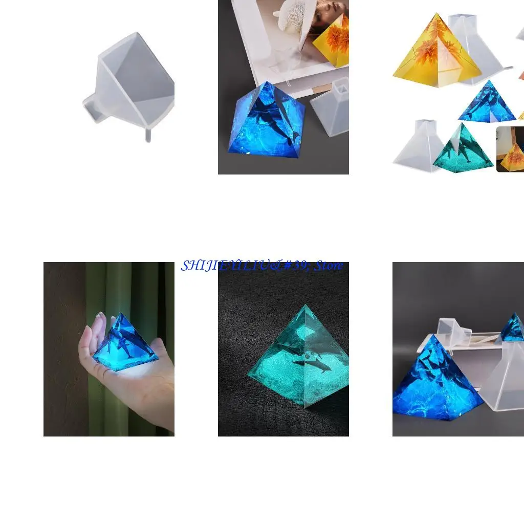 E21F Pyramid Silicone Resin Mold Jewelry Making Crafts Mold for DIY Craft Ornaments Home Decorations Making Molds
E21F Pyramid Silicone Resin Mold Jewelry Making Crafts Mold for DIY Craft Ornaments Home Decorations Making Molds