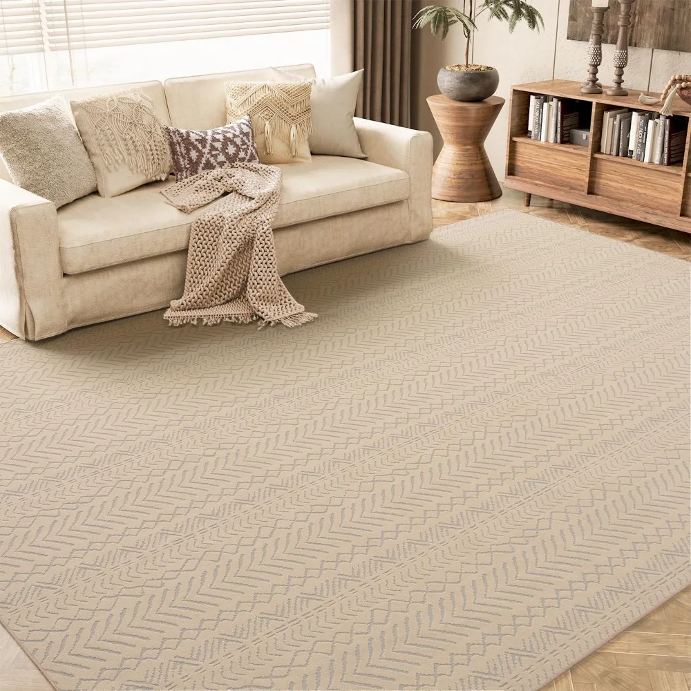 -Washable Area Rugs 6x9-Boho Khaki Rug for Living Room Machine Washable-3D Rugs for Bedroom-Non Slip Floor Rug-Moroccan Washable
-Washable Area Rugs 6x9-Boho Khaki Rug for Living Room Machine Washable-3D Rugs for Bedroom-Non Slip Floor Rug-Moroccan Washable