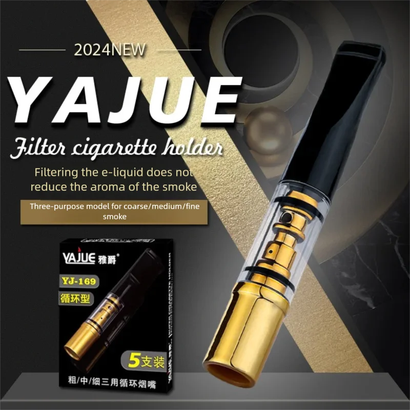 Men's Cigarette Holder Filter Circulation Type Washable Coarse Medium Fine Three Purpose Filter for Smoking Accessories
Men's Cigarette Holder Filter Circulation Type Washable Coarse Medium Fine Three Purpose Filter for Smoking Accessories