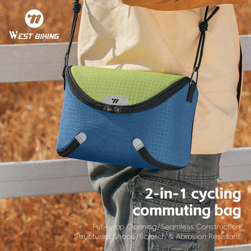 WEST BIKING Bicycle Front Bag For Brompton Lightweight Portable Shoulder Bag 3L Capacity Multifunction Bag Pack Bike Accessories
WEST BIKING Bicycle Front Bag For Brompton Lightweight Portable Shoulder Bag 3L Capacity Multifunction Bag Pack Bike Accessories