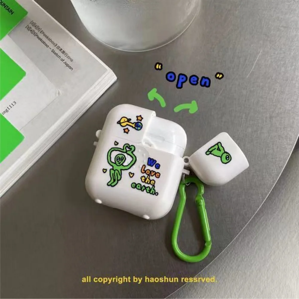 Новый зеленый чехол Alien для AirPods3 Pop, защитный чехол для AirPods2, чехол для наушников AirPodsPro, креативный защитный чехол для AirPods1 Drop
Новый зеленый чехол Alien для AirPods3 Pop, защитный чехол для AirPods2, чехол для наушников AirPodsPro, креативный защитный чехол для AirPods1 Drop