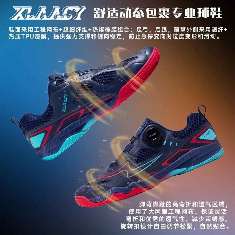 2026 New Arrival Table Tennis Shoes Men Women Quick Lacing Badminton Shoes Unisex Anti Slip Indoor Court Shoe Brand Tennis Shoes
2026 New Arrival Table Tennis Shoes Men Women Quick Lacing Badminton Shoes Unisex Anti Slip Indoor Court Shoe Brand Tennis Shoes
