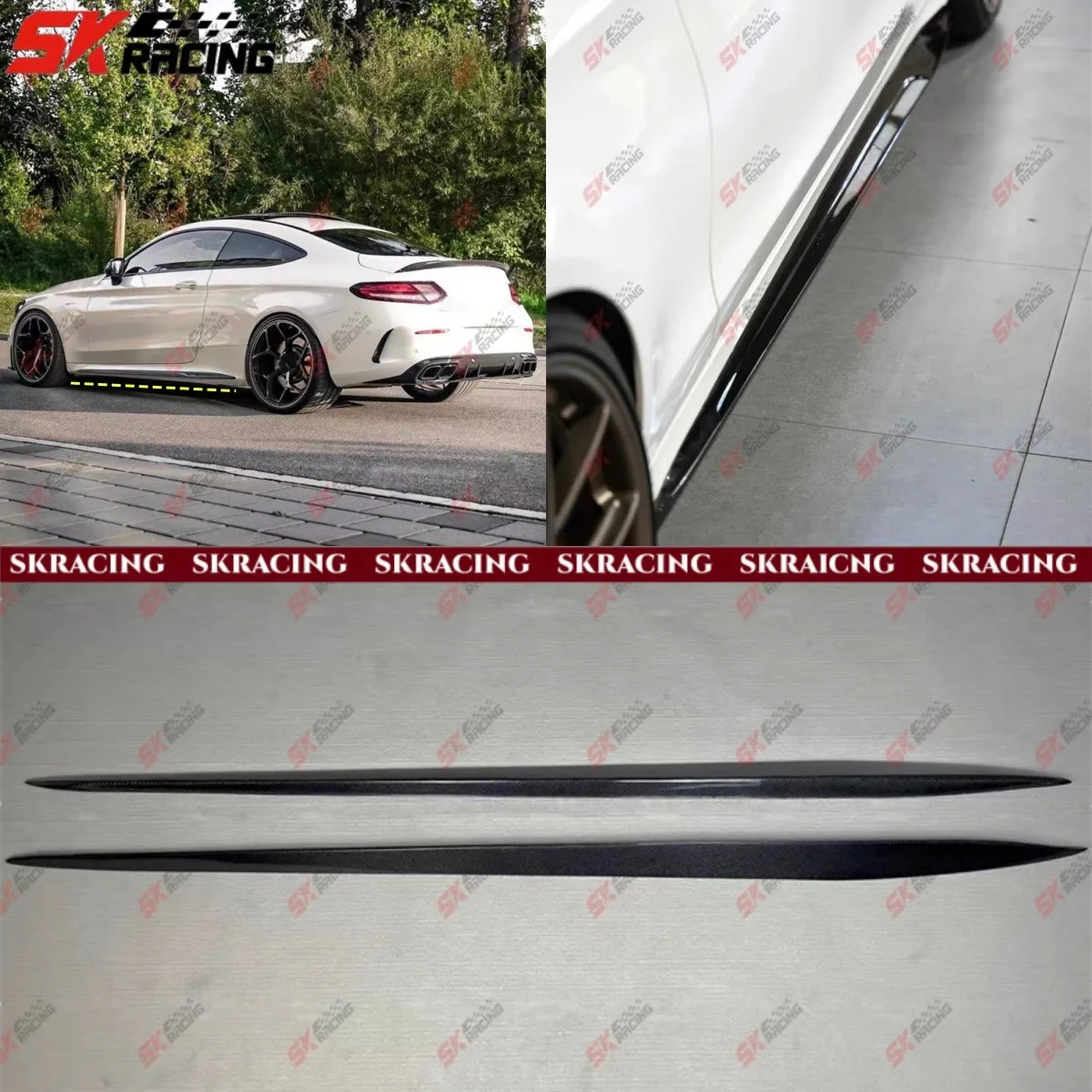 For Benz W205 C63 AMG 2-Door 17-23 Forged/Carbon Fiber Side Skirts Extension Lip
For Benz W205 C63 AMG 2-Door 17-23 Forged/Carbon Fiber Side Skirts Extension Lip