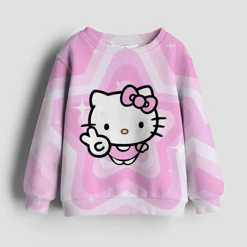 Girls Hello Kitty Kuromi print Sweatshirts Cartoon Crewneck Pullover Hoodie Child Casual Simple Trendy Long Sleeve Top Cartoon
Girls Hello Kitty Kuromi print Sweatshirts Cartoon Crewneck Pullover Hoodie Child Casual Simple Trendy Long Sleeve Top Cartoon