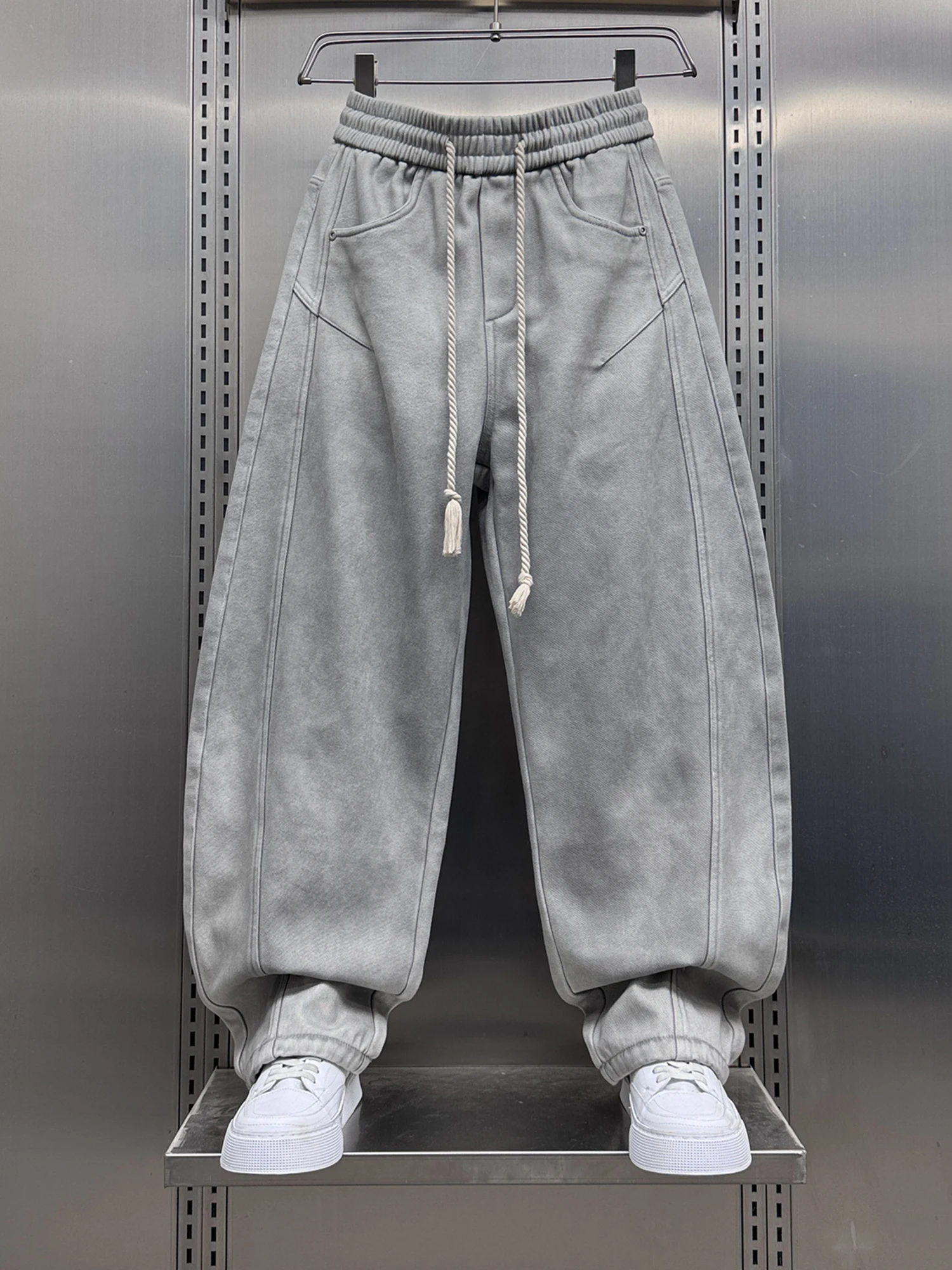 American Sle Men's Loose Fce Lined adient Harlan Pants Autumn Winter Casual Sports Leisure Trousers mid Waist Elastic
American Sle Men's Loose Fce Lined adient Harlan Pants Autumn Winter Casual Sports Leisure Trousers mid Waist Elastic