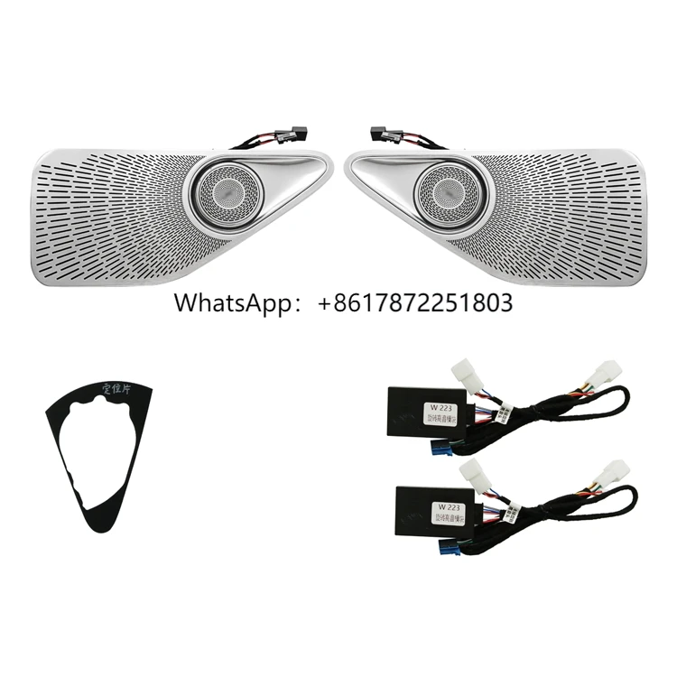Luxurious Rear Door Horn Cover 4D Rotating Tweeter 64 Colors Interior Atmosphere Lamp for Mercedes Benz S-class W223
Luxurious Rear Door Horn Cover 4D Rotating Tweeter 64 Colors Interior Atmosphere Lamp for Mercedes Benz S-class W223