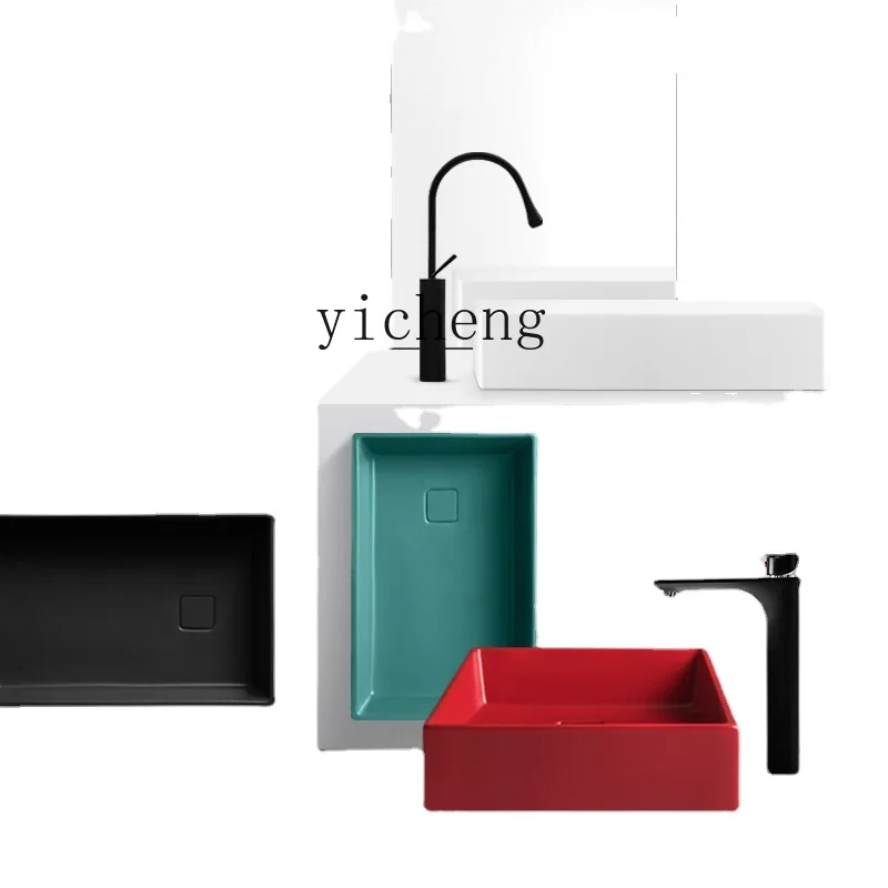 XL Side Water Square Wash Basin Washbasin Ceramic Wash Household Art Basin
XL Side Water Square Wash Basin Washbasin Ceramic Wash Household Art Basin