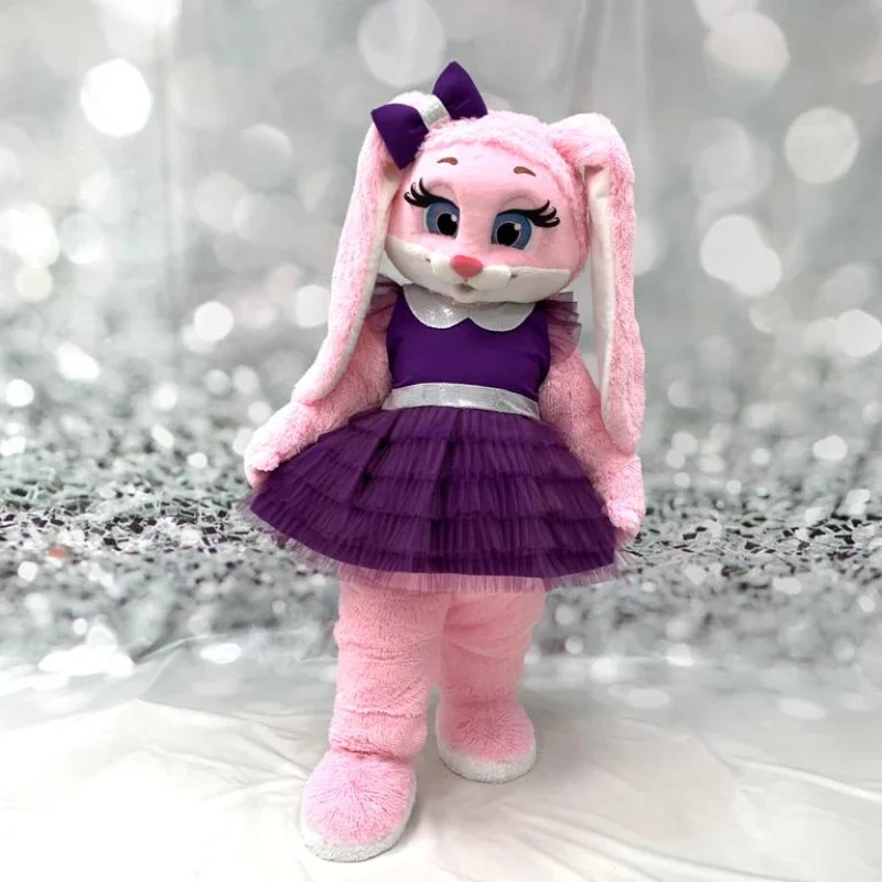 Adult Purple Dress Pink Rabbit Mascot Costume for Birthday Wedding Halloween Rave Party Anime Role Play Outfit
Adult Purple Dress Pink Rabbit Mascot Costume for Birthday Wedding Halloween Rave Party Anime Role Play Outfit