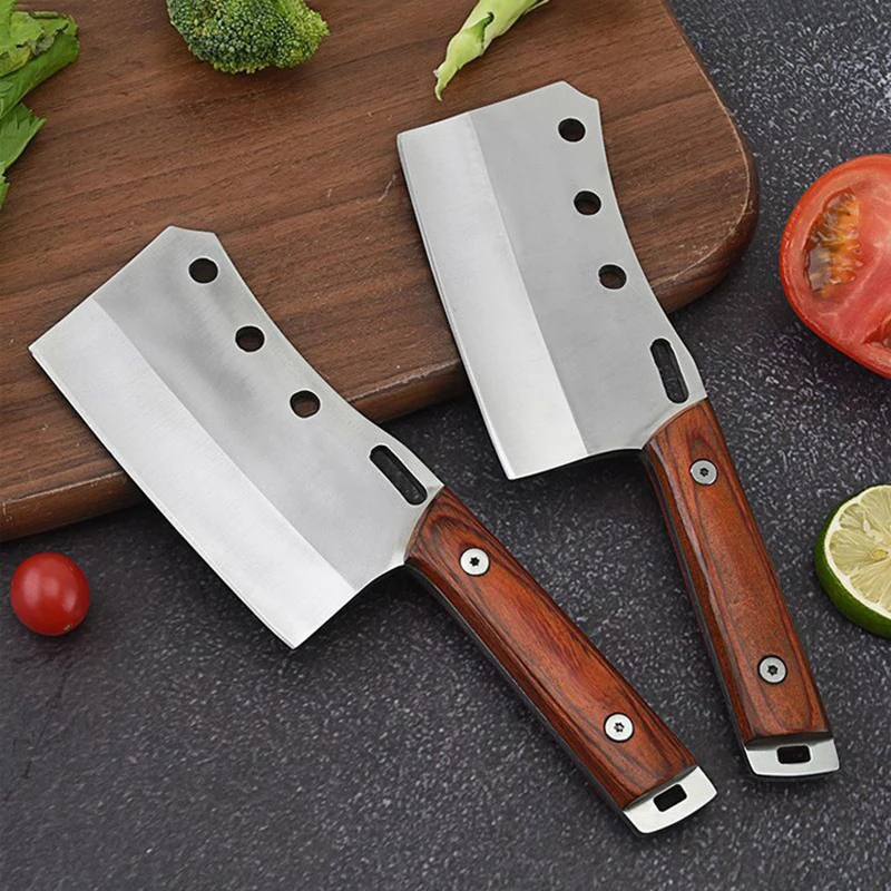 Kitchen small kitchen knife portable outdoor chopping meat fish knife sharp ladies special knife wooden handle Cleaver Knife
Kitchen small kitchen knife portable outdoor chopping meat fish knife sharp ladies special knife wooden handle Cleaver Knife