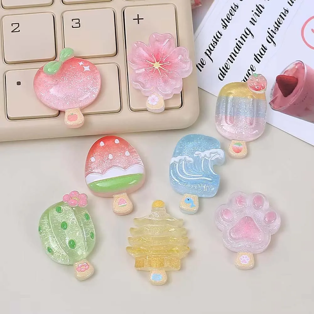 10pcs Kawaii Transparent Summer Mini Ice Cream Resin Charm DIY for Phone Case Hairpin Keychain Decoration DIY Accessories
10pcs Kawaii Transparent Summer Mini Ice Cream Resin Charm DIY for Phone Case Hairpin Keychain Decoration DIY Accessories