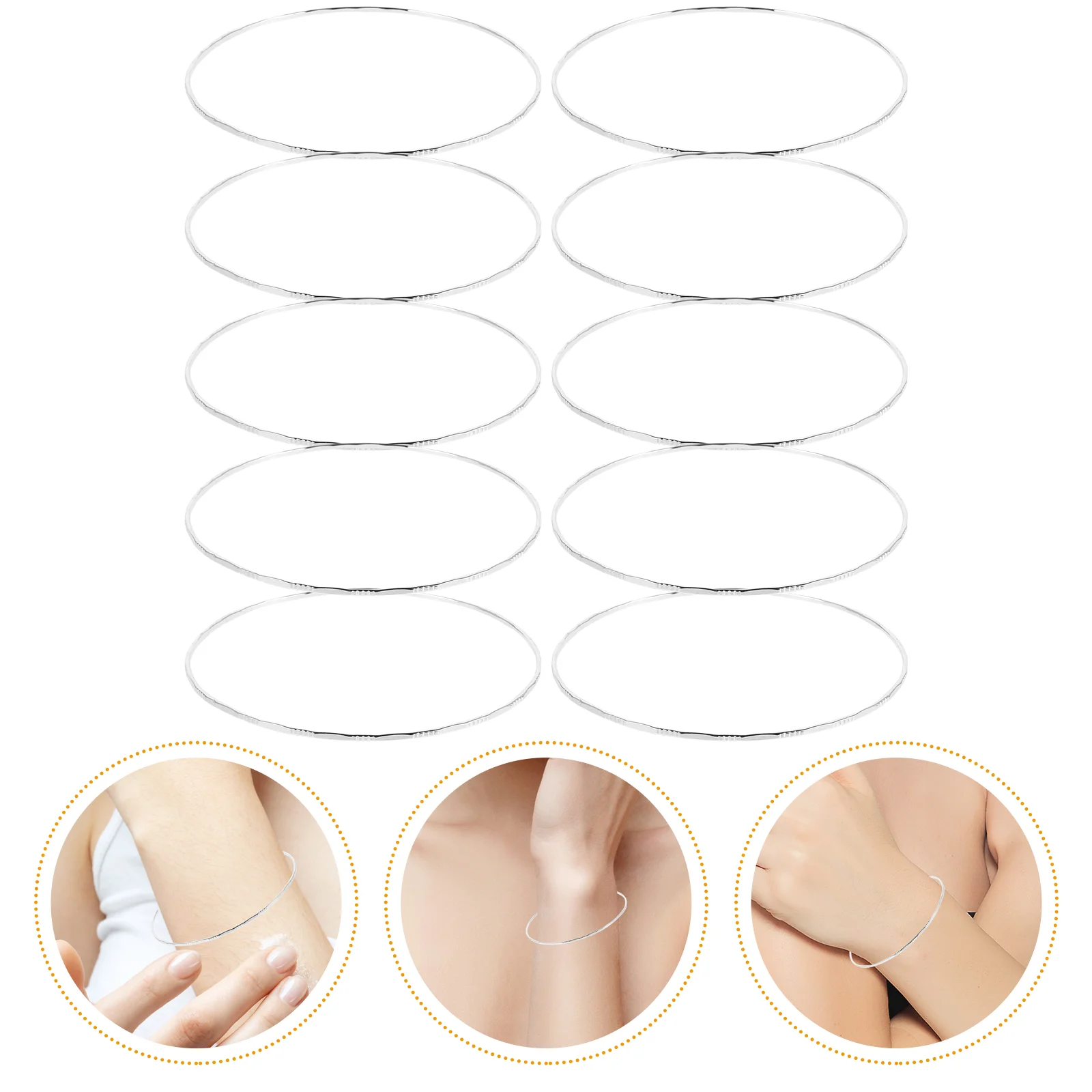 50 Pcs Frosted Bracelet Bangle Bracelets for Women Jelly Cuff Thin Bangles Size
50 Pcs Frosted Bracelet Bangle Bracelets for Women Jelly Cuff Thin Bangles Size