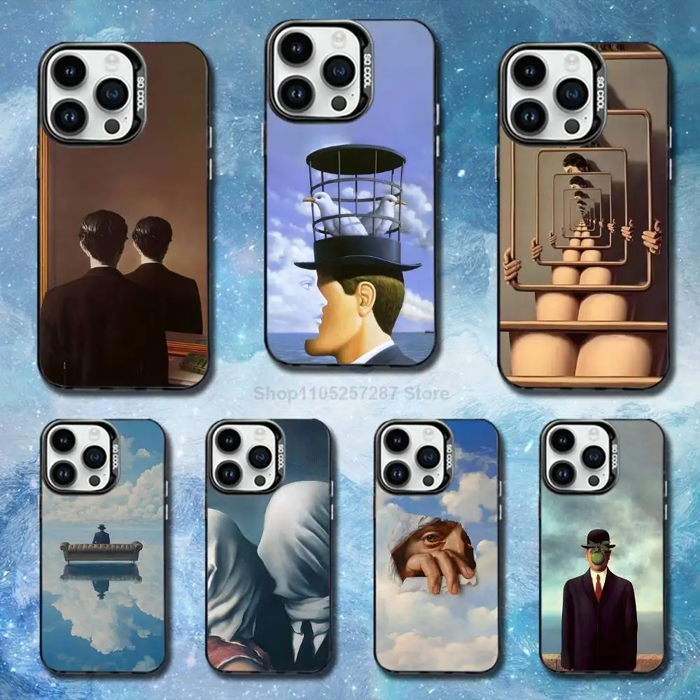 Draw R-Rene M-Magritte Art For iPhone 17,14,15,11,Mini,Pro,SE,XS,MAX,12,16,13,Black Matte Silicone Cover Case
Draw R-Rene M-Magritte Art For iPhone 17,14,15,11,Mini,Pro,SE,XS,MAX,12,16,13,Black Matte Silicone Cover Case