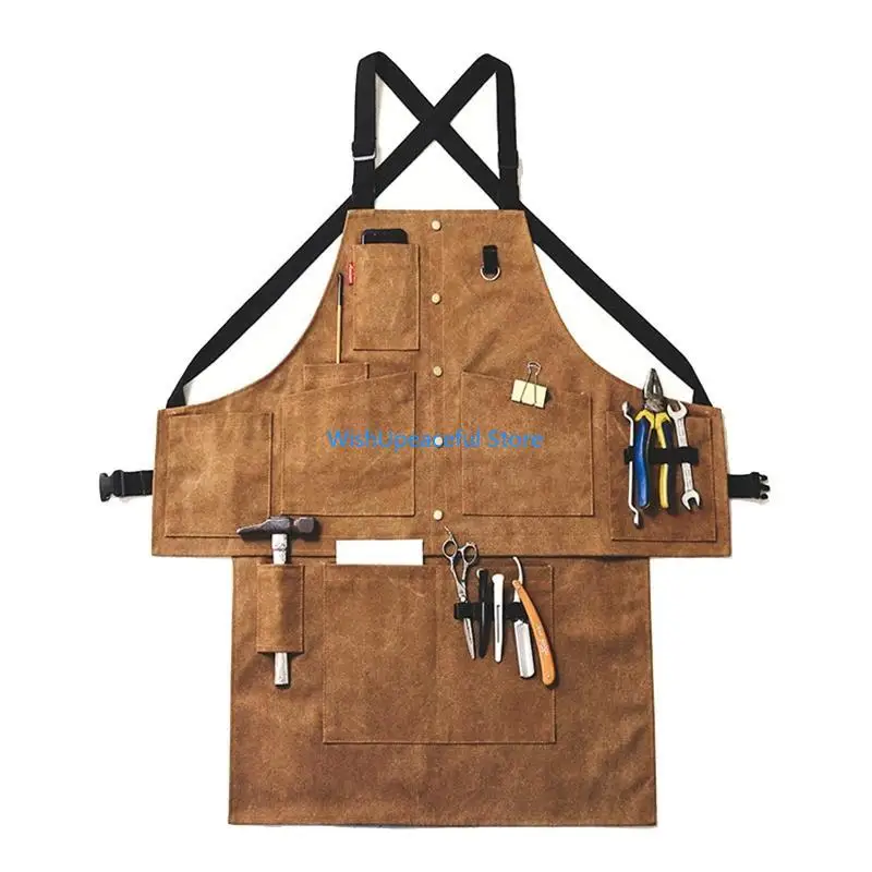 34ya Unisex Work Prony Tulgen водонепроницаемые фартуки Canvas с инструментальными карманами нагрудника для мужчин.
34ya Unisex Work Prony Tulgen водонепроницаемые фартуки Canvas с инструментальными карманами нагрудника для мужчин.