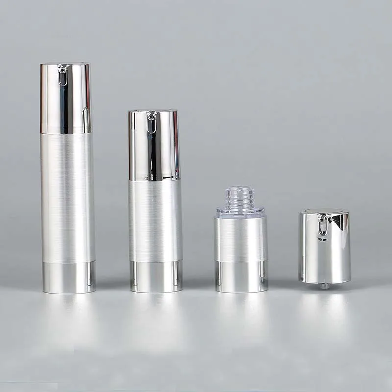 1PC Silver Travel Lotion Bottle Empty Vacuum Pump Bottles Portable Facial Cream Airless Bottle Cosmetics Spray Refillable Bottle
1PC Silver Travel Lotion Bottle Empty Vacuum Pump Bottles Portable Facial Cream Airless Bottle Cosmetics Spray Refillable Bottle