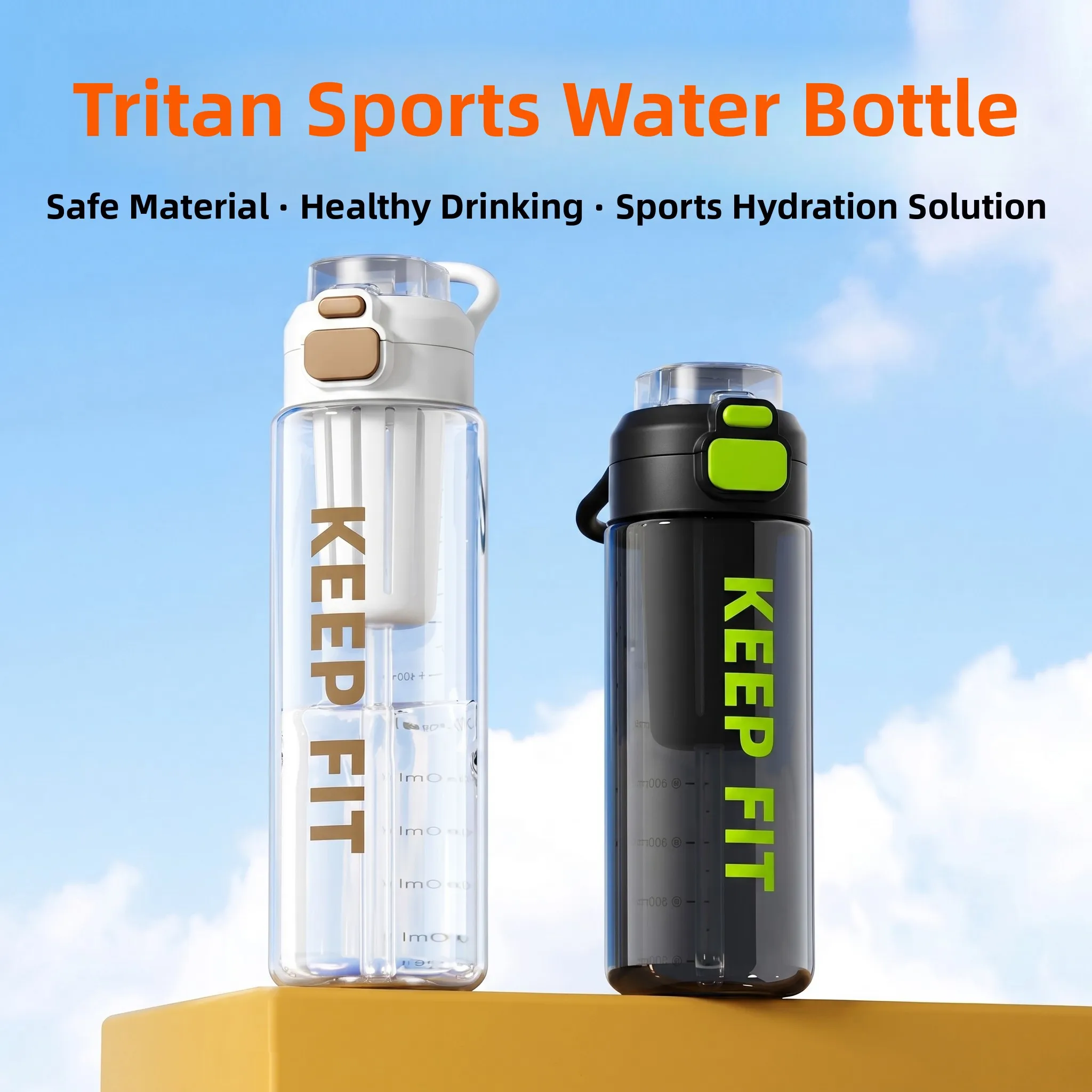 Large Capacity Portable Sports Water Bottle with Straw for Students Summer Outdoor Activities Direct Drinking Flask Cup
Large Capacity Portable Sports Water Bottle with Straw for Students Summer Outdoor Activities Direct Drinking Flask Cup