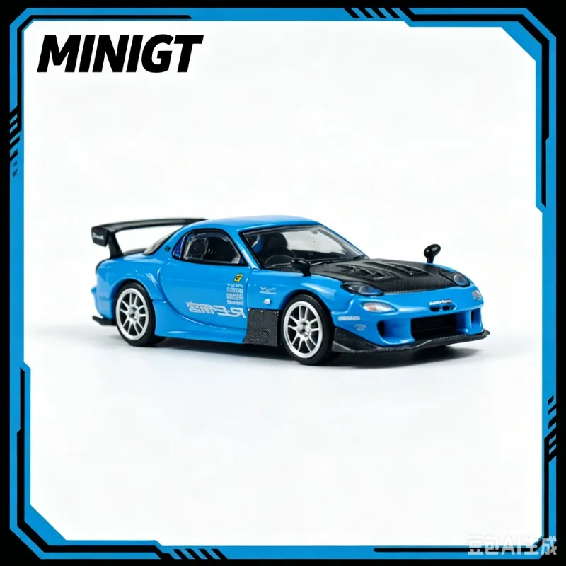 MINIGT 1:64 Mazda RX-7 Mazda Blue 1046 Alloy Car Model Adult Collectibles, Simulation Static Ornament, Festival Creative Gift.
MINIGT 1:64 Mazda RX-7 Mazda Blue 1046 Alloy Car Model Adult Collectibles, Simulation Static Ornament, Festival Creative Gift.
