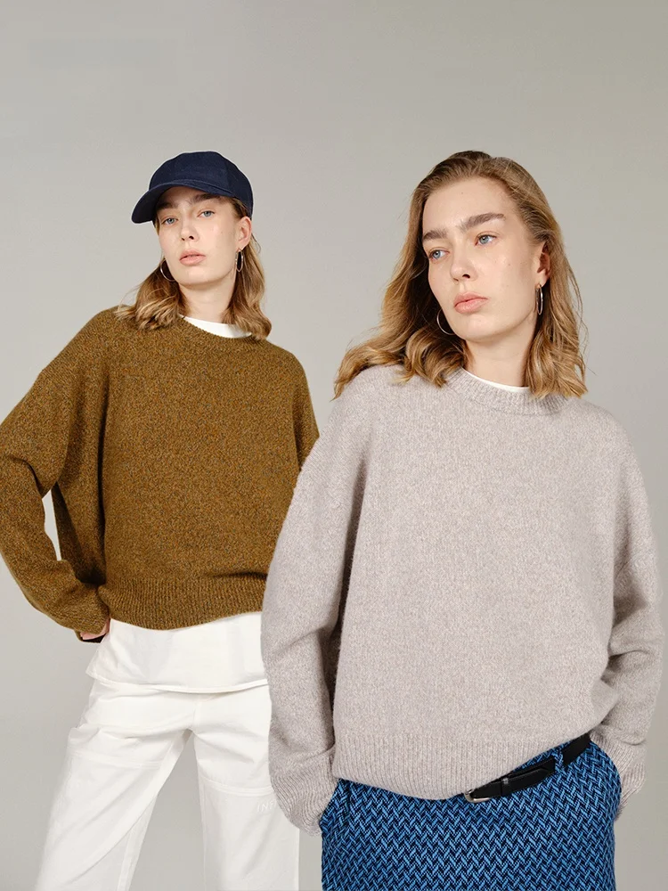 INFFTRU Winter New Cashmere Knitted Woolen Sweater Women's Fashion Versatile Warm Loose Fit round Neck Long Sleeve Top
INFFTRU Winter New Cashmere Knitted Woolen Sweater Women's Fashion Versatile Warm Loose Fit round Neck Long Sleeve Top