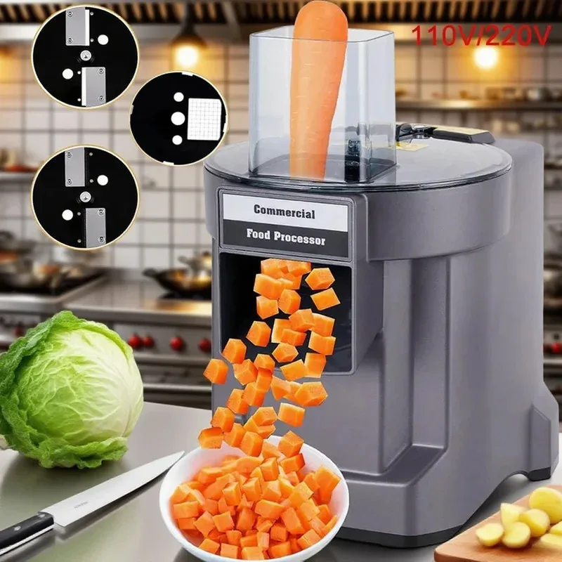 Коммерческий электрический измельчитель овощей 3-в-1 (110В/220В) для нарезки, шинковки и измельчения моркови и картофеля
Коммерческий электрический измельчитель овощей 3-в-1 (110В/220В) для нарезки, шинковки и измельчения моркови и картофеля