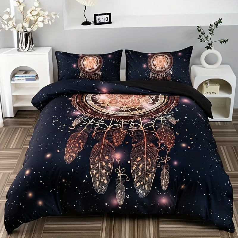 Fashionable Young Dream Catcher Quilt Cover Set HD Digital Print Home Bedding Comforter Set Youthful Decor
Fashionable Young Dream Catcher Quilt Cover Set HD Digital Print Home Bedding Comforter Set Youthful Decor