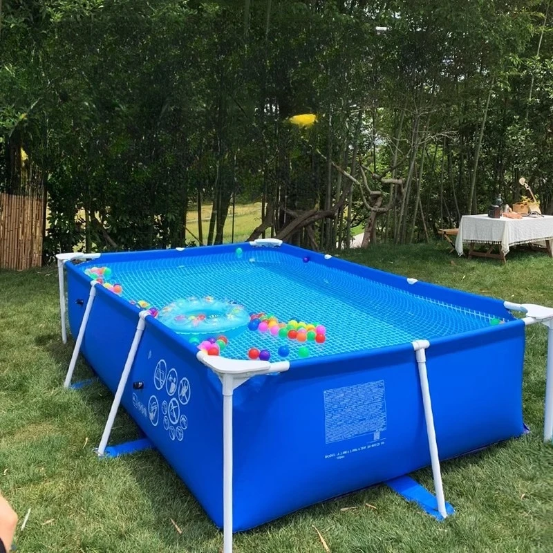 Thickened rectangular tube frame pool Non-inflatable children's family swimming pool
Thickened rectangular tube frame pool Non-inflatable children's family swimming pool