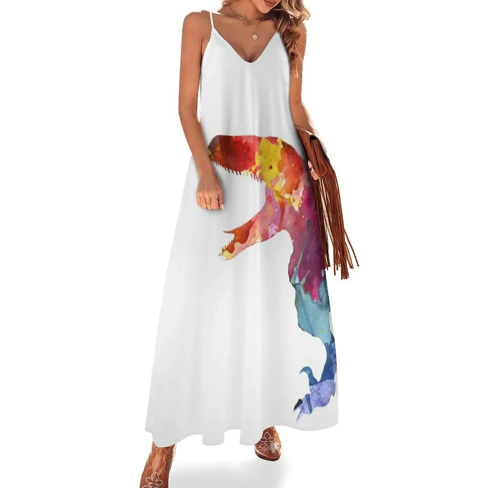 Funk-o-Raptor Sleeveless Dress beach dress summer dress Summer women's clothing party dresses women
Funk-o-Raptor Sleeveless Dress beach dress summer dress Summer women's clothing party dresses women