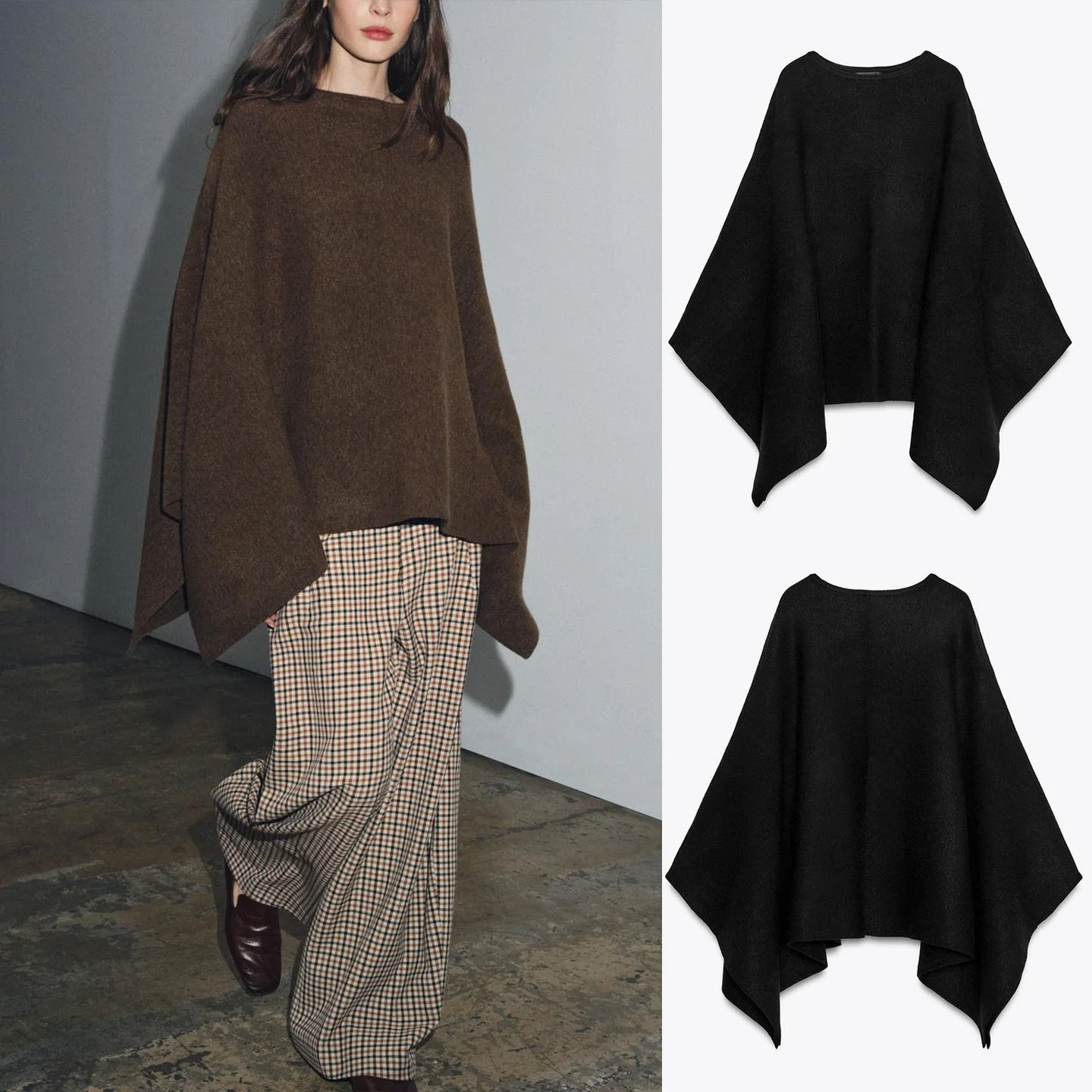 Свободный повседневный круглый вязаный плащ, новое осеннее женское пальто из полиэфирного волокна 00% средней длины, женская верхняя одежда
Свободный повседневный круглый вязаный плащ, новое осеннее женское пальто из полиэфирного волокна 00% средней длины, женская верхняя одежда