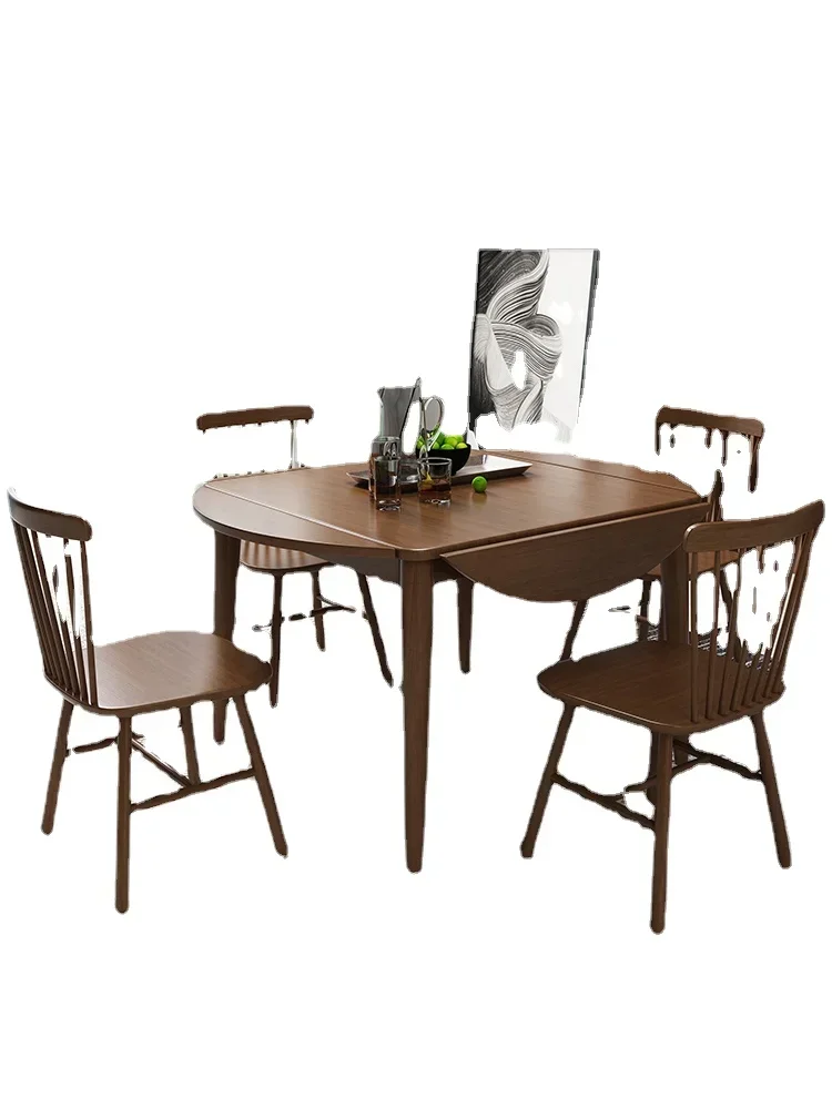 YY Eight-Immortal Table Round Table Full Solid Wood Folding Dining Table round Small Apartment Home
YY Eight-Immortal Table Round Table Full Solid Wood Folding Dining Table round Small Apartment Home
