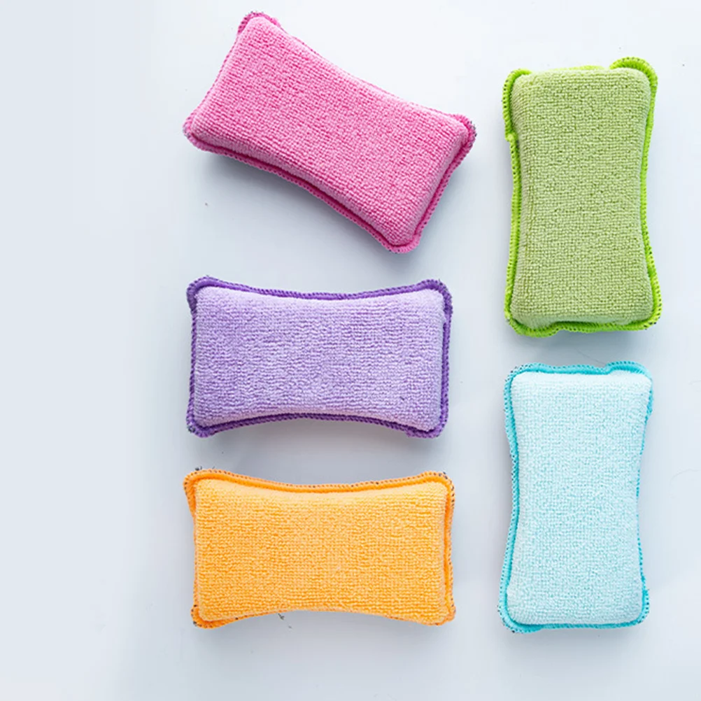 5pcs Dishwashing Sponge Pads Double Sided Scrubber For Kitchen Bathroom Cleaning Bubble Generating Sponge Washable
5pcs Dishwashing Sponge Pads Double Sided Scrubber For Kitchen Bathroom Cleaning Bubble Generating Sponge Washable