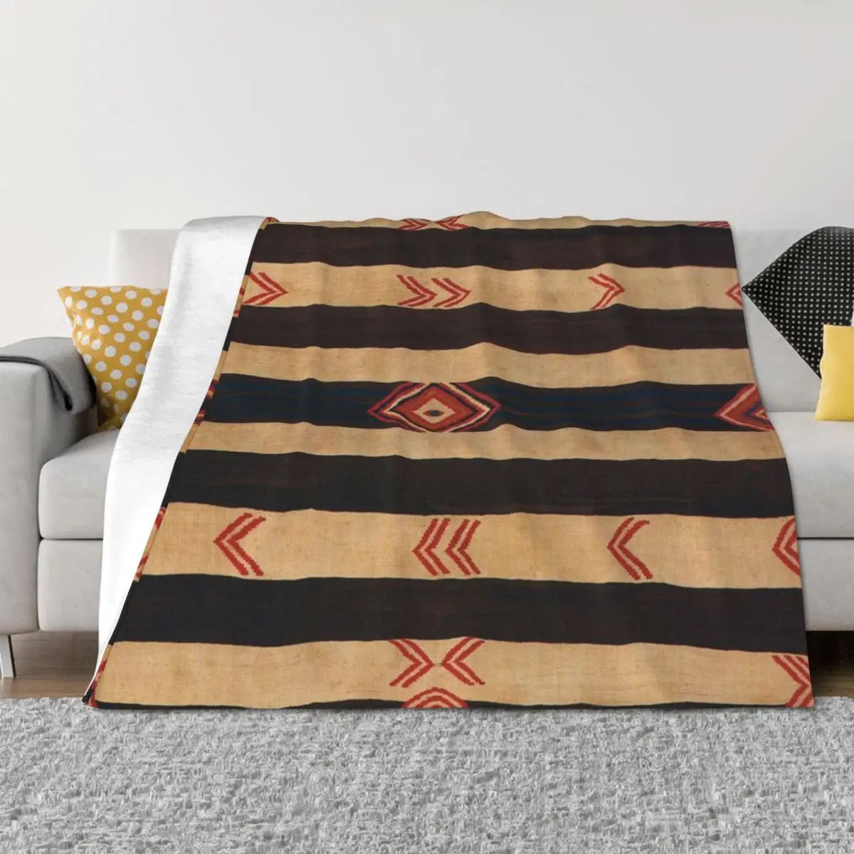 Navajo Textile / Native American Weaving pattern 15 Throw Blanket Vintage Polar Plaid Luxury Designer Blankets
Navajo Textile / Native American Weaving pattern 15 Throw Blanket Vintage Polar Plaid Luxury Designer Blankets