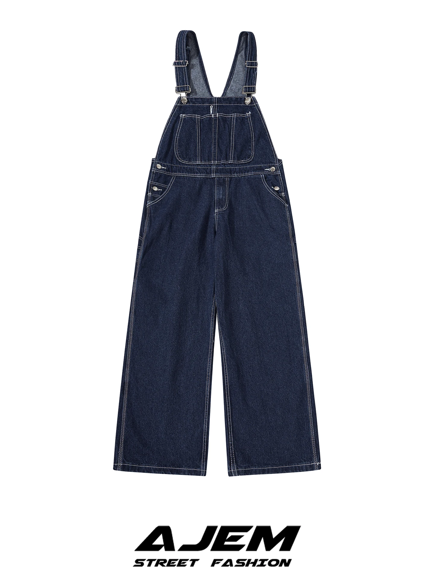 Джинсы-комбинезоны AJEM в американском ретро-стиле: модные, свободные, прямые, стройнящие, из хлопкового денима, для мужчин и женщин
Джинсы-комбинезоны AJEM в американском ретро-стиле: модные, свободные, прямые, стройнящие, из хлопкового денима, для мужчин и женщин