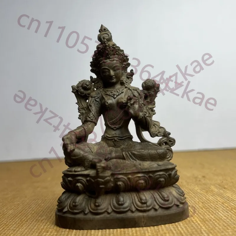 Hand-Carved Agarwood Tara Buddha Statue - 4.3"x2.8"x2" Buddhist Figurine Home Decor, Tibetan Style White Tara Offering Gifts
Hand-Carved Agarwood Tara Buddha Statue - 4.3"x2.8"x2" Buddhist Figurine Home Decor, Tibetan Style White Tara Offering Gifts