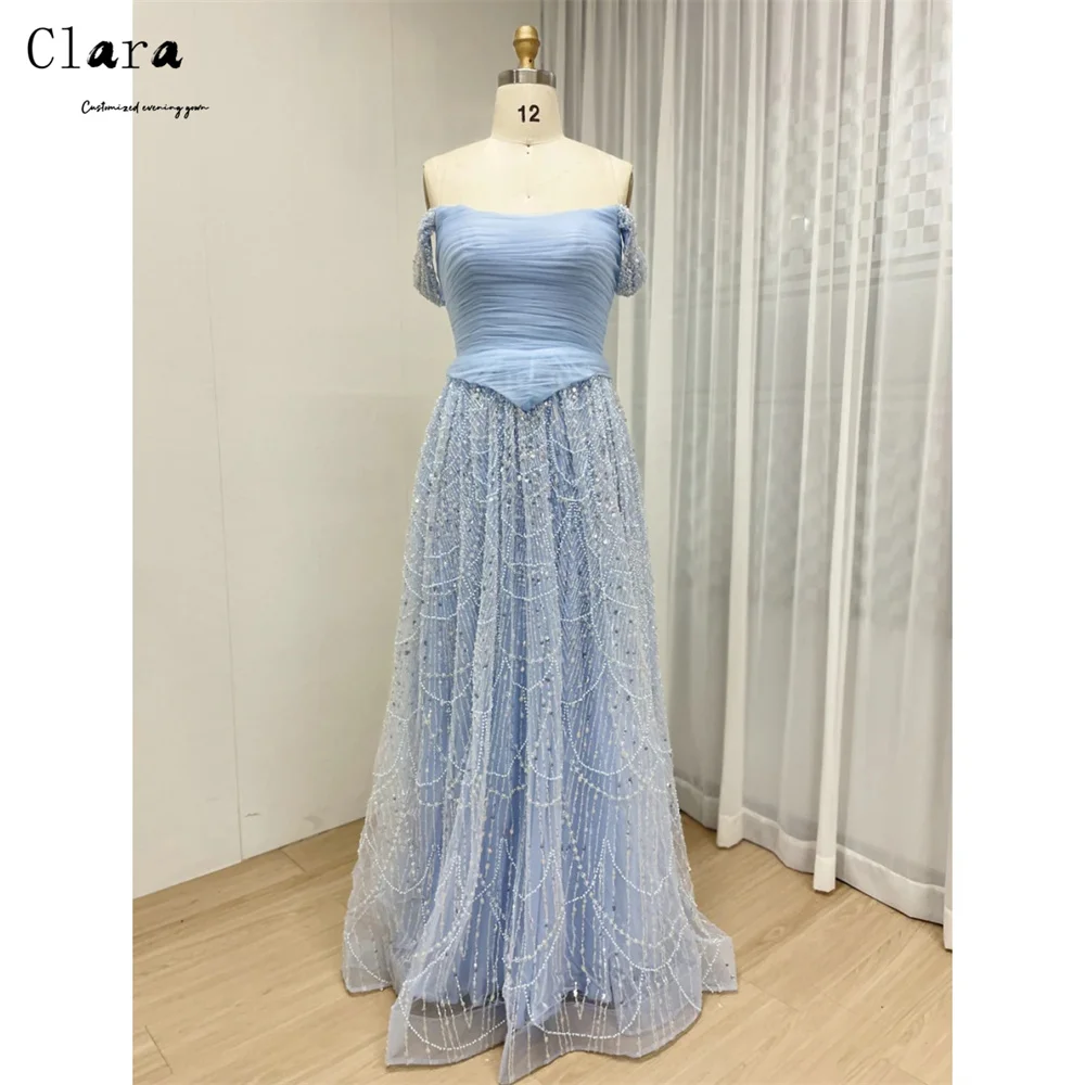 Clara Custom Beaded Sleeveless Fishtail Off the Shoulder Woman Dresses for Wedding Party Dresses Luxury 2025 Prom Dress Evening
Clara Custom Beaded Sleeveless Fishtail Off the Shoulder Woman Dresses for Wedding Party Dresses Luxury 2025 Prom Dress Evening