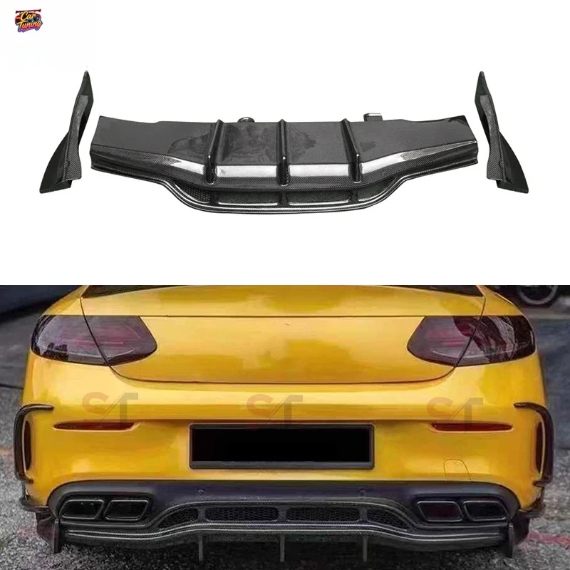 Suitable for Mercedes-Benz C-Class W205 C 3.15kg door car modification carbon fiber PSM style rear lip corner diffuser
Suitable for Mercedes-Benz C-Class W205 C 3.15kg door car modification carbon fiber PSM style rear lip corner diffuser