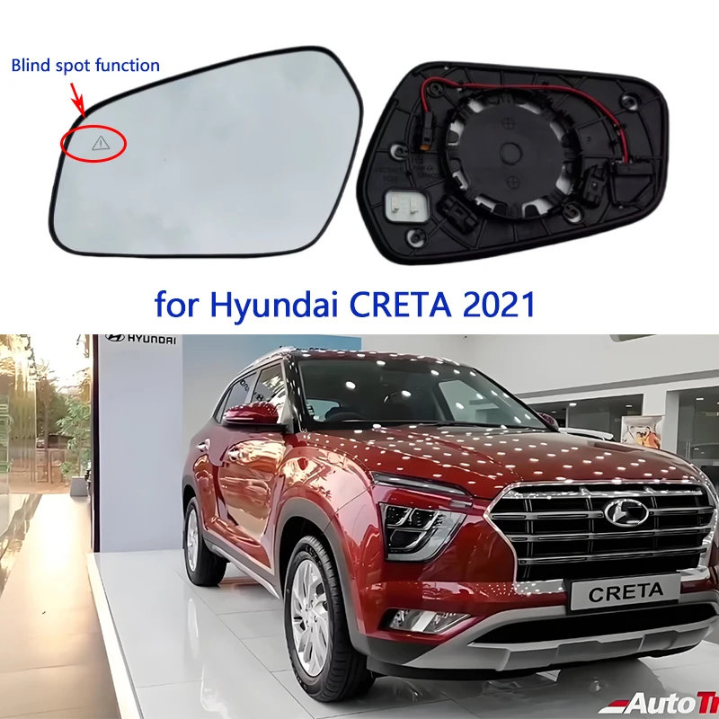 Original quality Left or Right Side Blind Spot Heated Wing Mirror Glass Rearview Mirror Lens For Hyundai CRETA 2021-2024
Original quality Left or Right Side Blind Spot Heated Wing Mirror Glass Rearview Mirror Lens For Hyundai CRETA 2021-2024