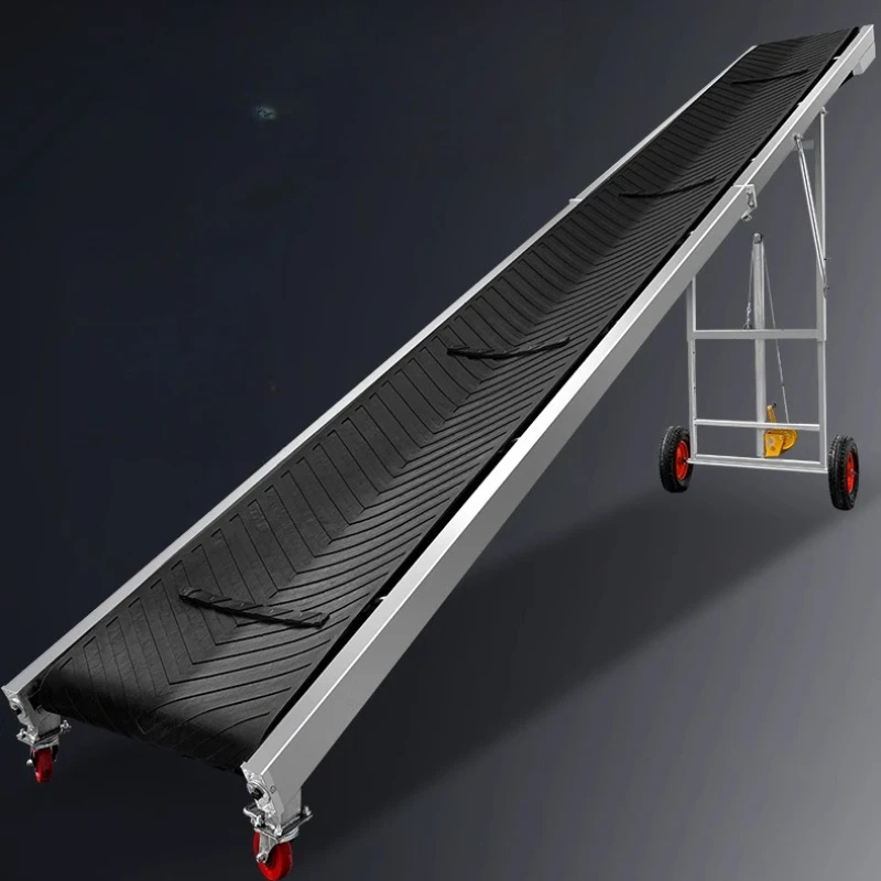 Conveyor belt Conveyor Small multi-purpose thickened conveyor belt Loading and unloading Mobile climbing folding belt machine
Conveyor belt Conveyor Small multi-purpose thickened conveyor belt Loading and unloading Mobile climbing folding belt machine