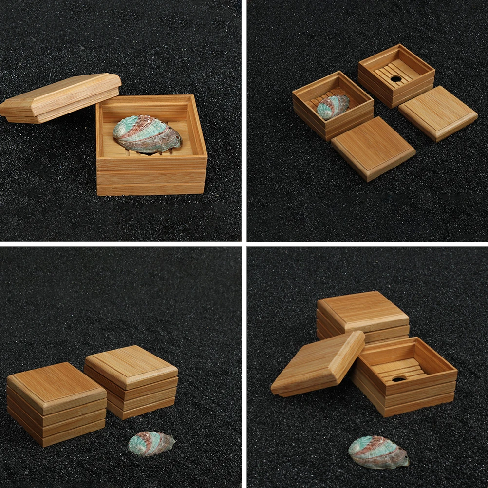 2pcs Bamboo Soap Holder for Bathroom Kitchen Toilet Travel Use Ventilated Easy Clean Non-Rotting Soap Tray Container for Shower
2pcs Bamboo Soap Holder for Bathroom Kitchen Toilet Travel Use Ventilated Easy Clean Non-Rotting Soap Tray Container for Shower