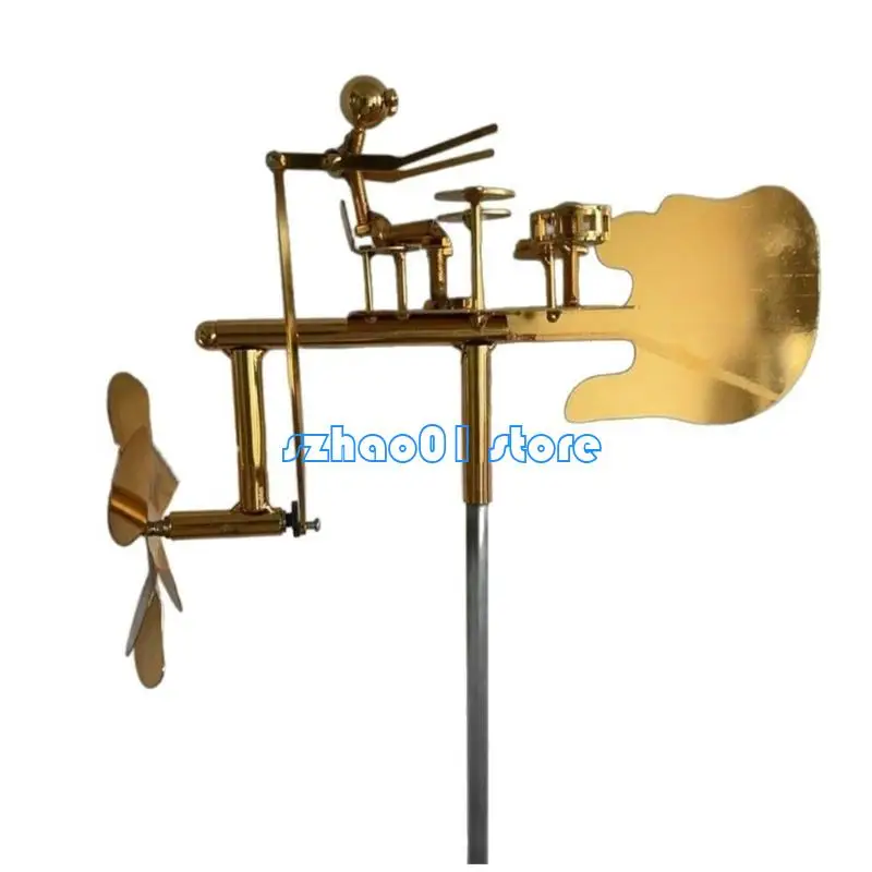 85LA Metal Drummer Windmill Statue The Drums with Wind Decorative Wind Power Rock Art Statue for Yard Art Garden Decors
85LA Metal Drummer Windmill Statue The Drums with Wind Decorative Wind Power Rock Art Statue for Yard Art Garden Decors