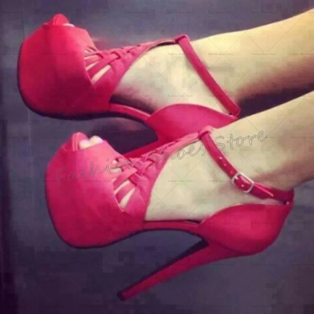 Red Ankle Strap Cross Weave Sandals Platform Thin High Heels High Heel Shoes for Women Sexy Heels 2025 New Zapatos Para Mujere
Red Ankle Strap Cross Weave Sandals Platform Thin High Heels High Heel Shoes for Women Sexy Heels 2025 New Zapatos Para Mujere