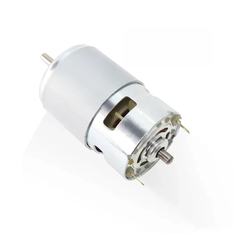 775 150W 12000RPM 12v High Torque Motor with Two Ball Bearings, Rated for CNC Milling Machine Spindle Motor Lawn Mower DC Motor
775 150W 12000RPM 12v High Torque Motor with Two Ball Bearings, Rated for CNC Milling Machine Spindle Motor Lawn Mower DC Motor